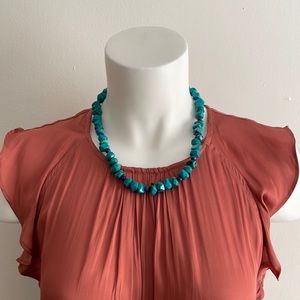 Turquoise and lapis lazuli necklace